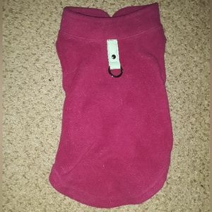 Used Gooby Fuchsia Fleece Vest Size Medium